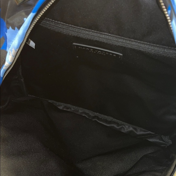 Marc Jacobs Biker Blue floral Print Backpack - Picture 4 of 4